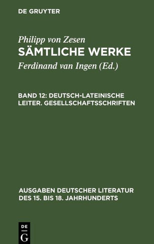 Deutsch-lateinische Leiter. Gesellschaftsschriften