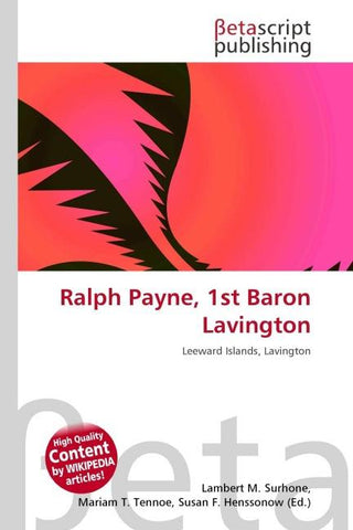 Ralph Payne, 1st Baron Lavington