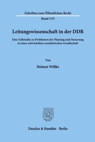 Leitungswissenschaft in der DDR.