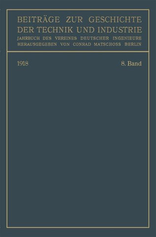 Beiträge zur Geschichte der Technik und Industrie
