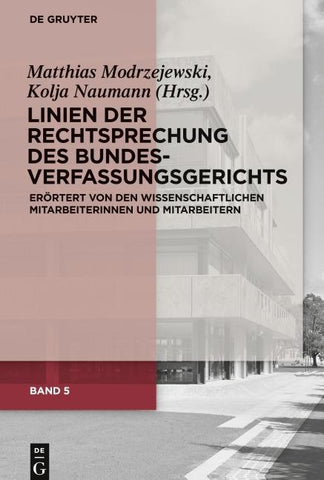 Linien der Rechtsprechung des Bundesverfassungsgerichts