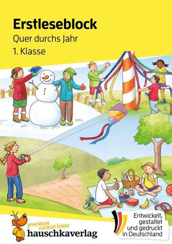 Lesen lernen 1. Klasse für Jungen und Mädchen - Quer durchs Jahr