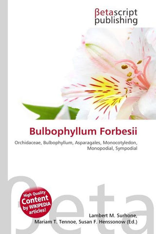 Bulbophyllum Forbesii