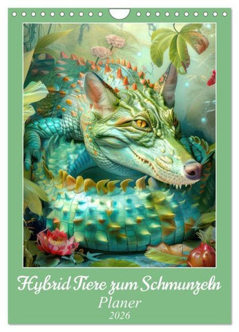 Hybrid Tiere zum Schmunzeln - Planer (Wandkalender 2026 DIN A4 hoch), CALVENDO Monatskalender