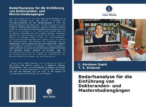 Bedarfsanalyse für die Einführung von Doktoranden- und Masterstudiengängen