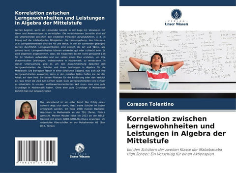 Korrelation zwischen Lerngewohnheiten und Leistungen in Algebra der Mittelstufe