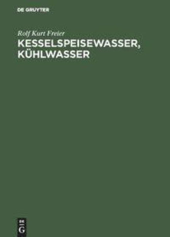 Kesselspeisewasser, Kühlwasser