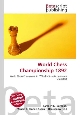 World Chess Championship 1892