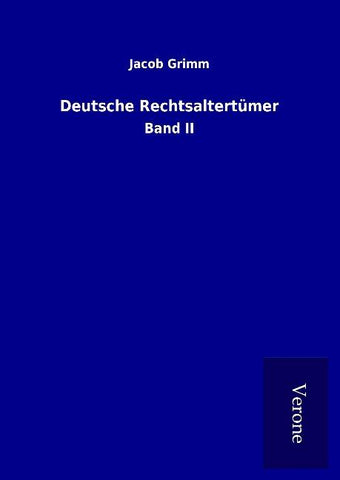 Deutsche Rechtsaltertümer