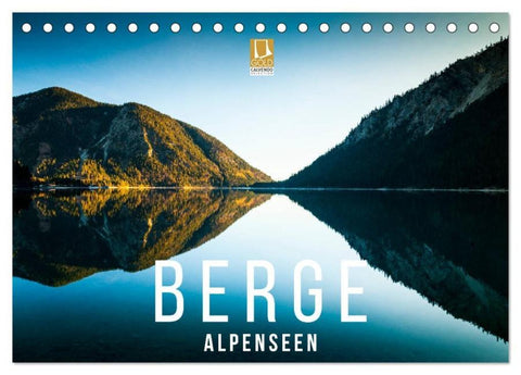 Berge. Alpenseen (Tischkalender 2026 DIN A5 quer), CALVENDO Monatskalender