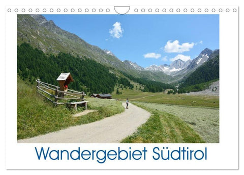 Wandergebiet Südtirol (Wandkalender 2026 DIN A4 quer), CALVENDO Monatskalender
