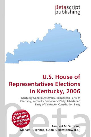 U.S. House of Representatives Elections in Kentucky, 2006
