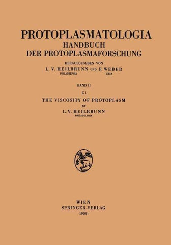 The Viscosity of Protoplasm