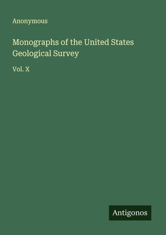 Monographs of the United States Geological Survey