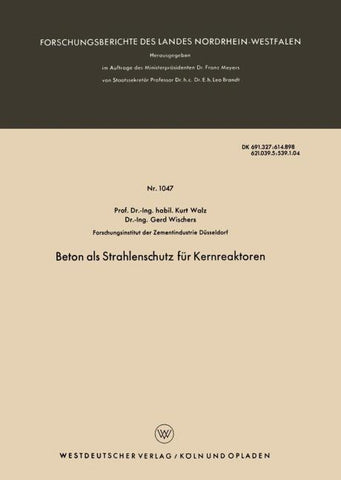 Beton als Strahlenschutz für Kernreaktoren