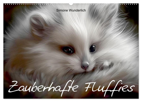 Zauberhafte Fluffies (Wandkalender 2026 DIN A2 quer), CALVENDO Monatskalender