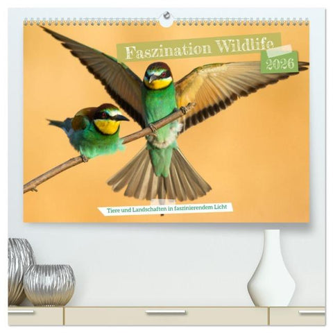 Faszination Wildlife (hochwertiger Premium Wandkalender 2026 DIN A2 quer), Kunstdruck in Hochglanz