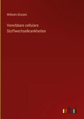 Vererbbare cellulare Stoffwechselkrankheiten