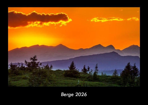 Berge 2026 Fotokalender DIN A3
