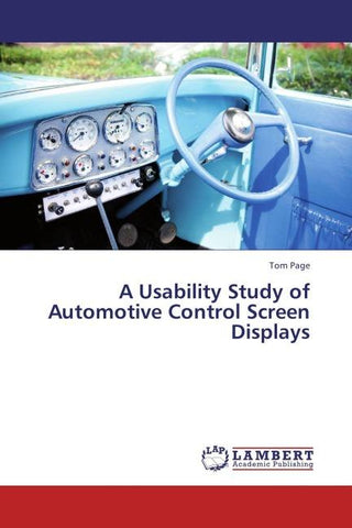 A Usability Study of Automotive Control Screen Displays