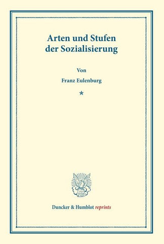 Arten und Stufen der Sozialisierung. Ein Gutachten.