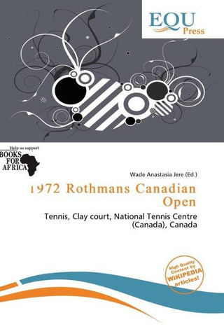 1972 Rothmans Canadian Open