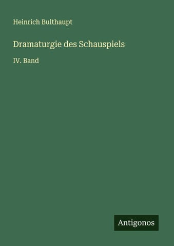 Dramaturgie des Schauspiels