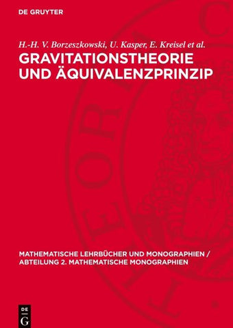 Gravitationstheorie und Äquivalenzprinzip