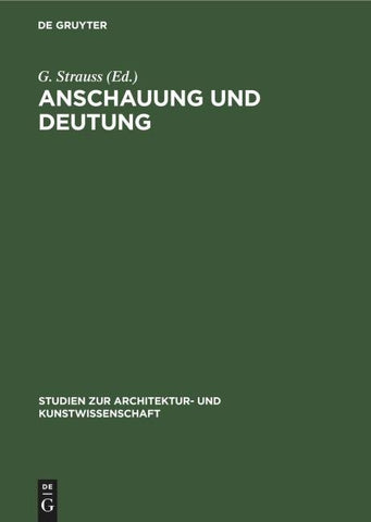 Anschauung und Deutung