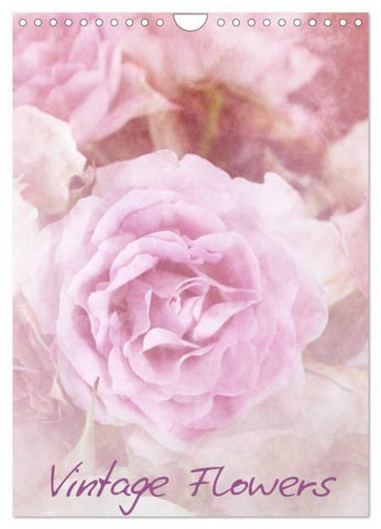 Vintage Flowers (Wandkalender 2026 DIN A4 hoch), CALVENDO Monatskalender