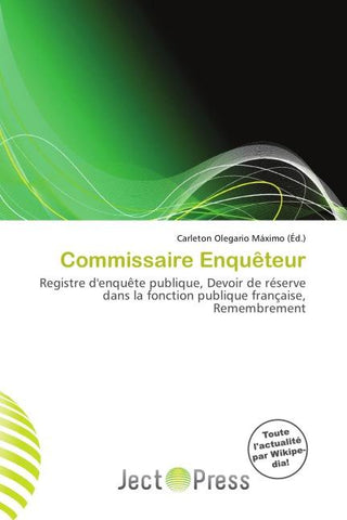 Commissaire Enquêteur