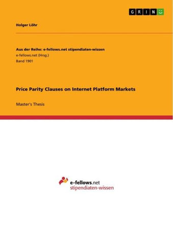 Price Parity Clauses on Internet Platform Markets