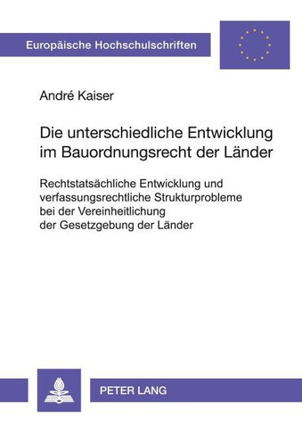 Die unterschiedliche Entwicklung im Bauordnungsrecht der Länder