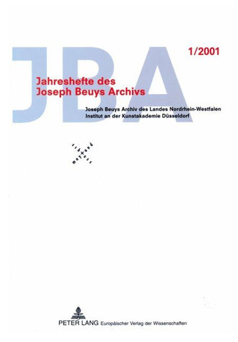 Jahreshefte des Joseph Beuys Archivs 1/2001
