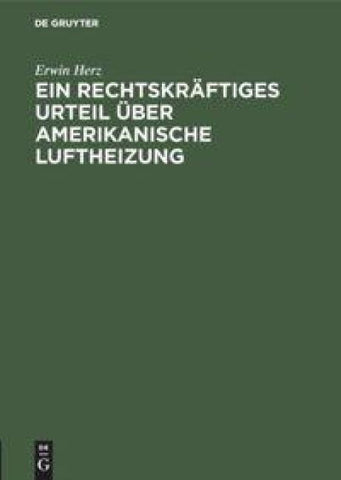 Ein rechtskräftiges Urteil über Amerikanische Luftheizung