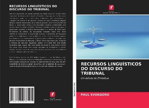 RECURSOS LINGUÍSTICOS DO DISCURSO DO TRIBUNAL