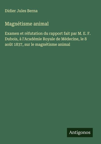 Magnétisme animal