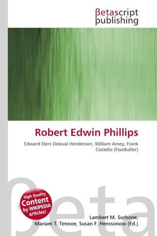 Robert Edwin Phillips
