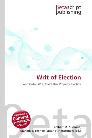 Writ of Election