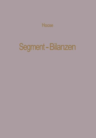 Segment-Bilanzen