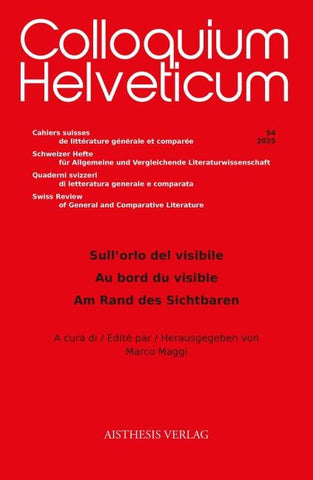 Sull'orlo del visibile / Au bord du visible / Am Rand des Sichtbaren