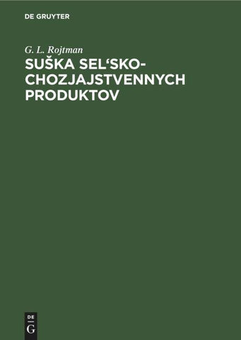 Suška sel'sko-chozjajstvennych produktov
