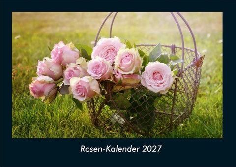 Rosen-Kalender 2027 Fotokalender DIN A4