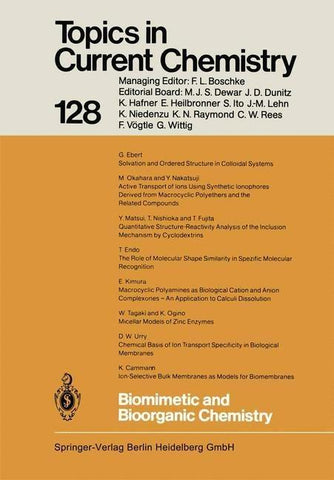 Biomimetic and Bioorganic Chemistry