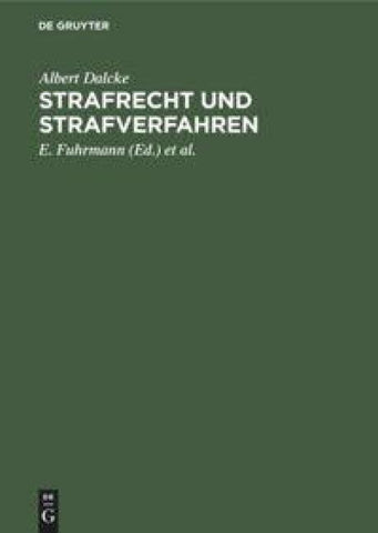 Strafrecht und Strafverfahren