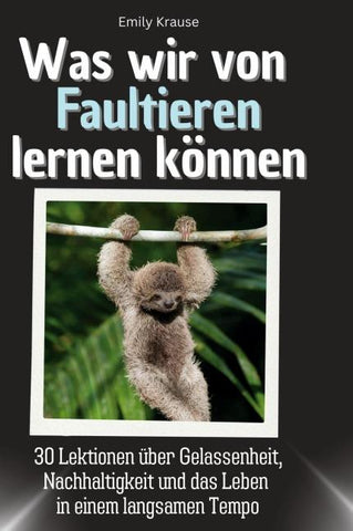 Was wir von Faultieren lernen können