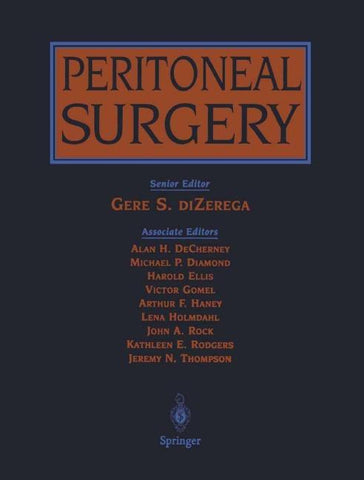 Peritoneal Surgery