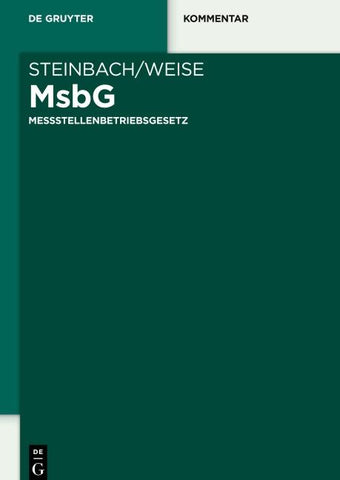 Messstellenbetriebsgesetz
