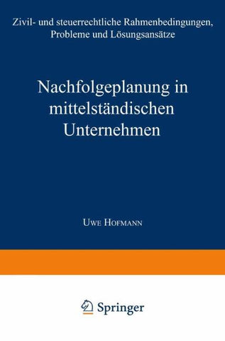 Nachfolgeplanung in mittelständischen Unternehmen