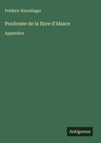Prodrome de la flore d'Alsace